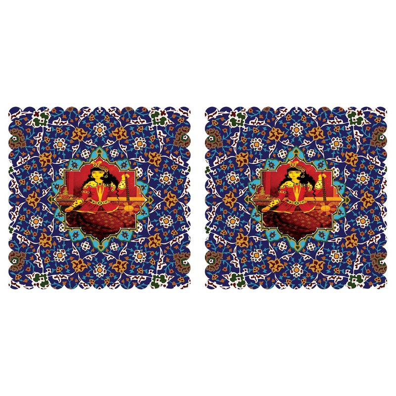 رومیزی رنس مدل T3-42134 سایز 40x40 سانتی متر مجموعه 2 عددی